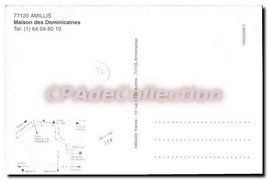 Amillis — Maison des Dominicaines — éditeur CPAdéCollection — Reverso