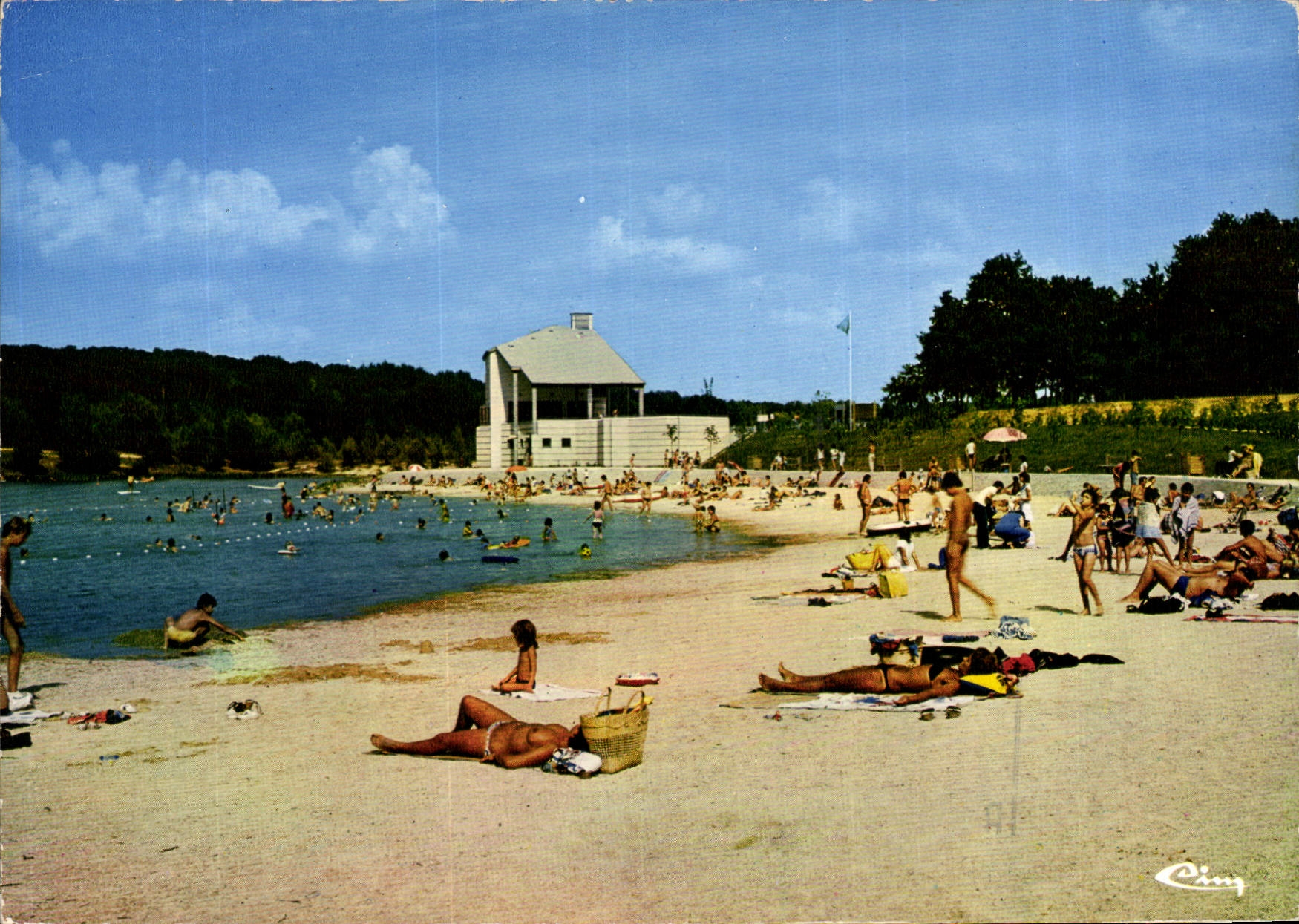 CPSM Bois le Roi (S et M) Base de Loisirs La Plage