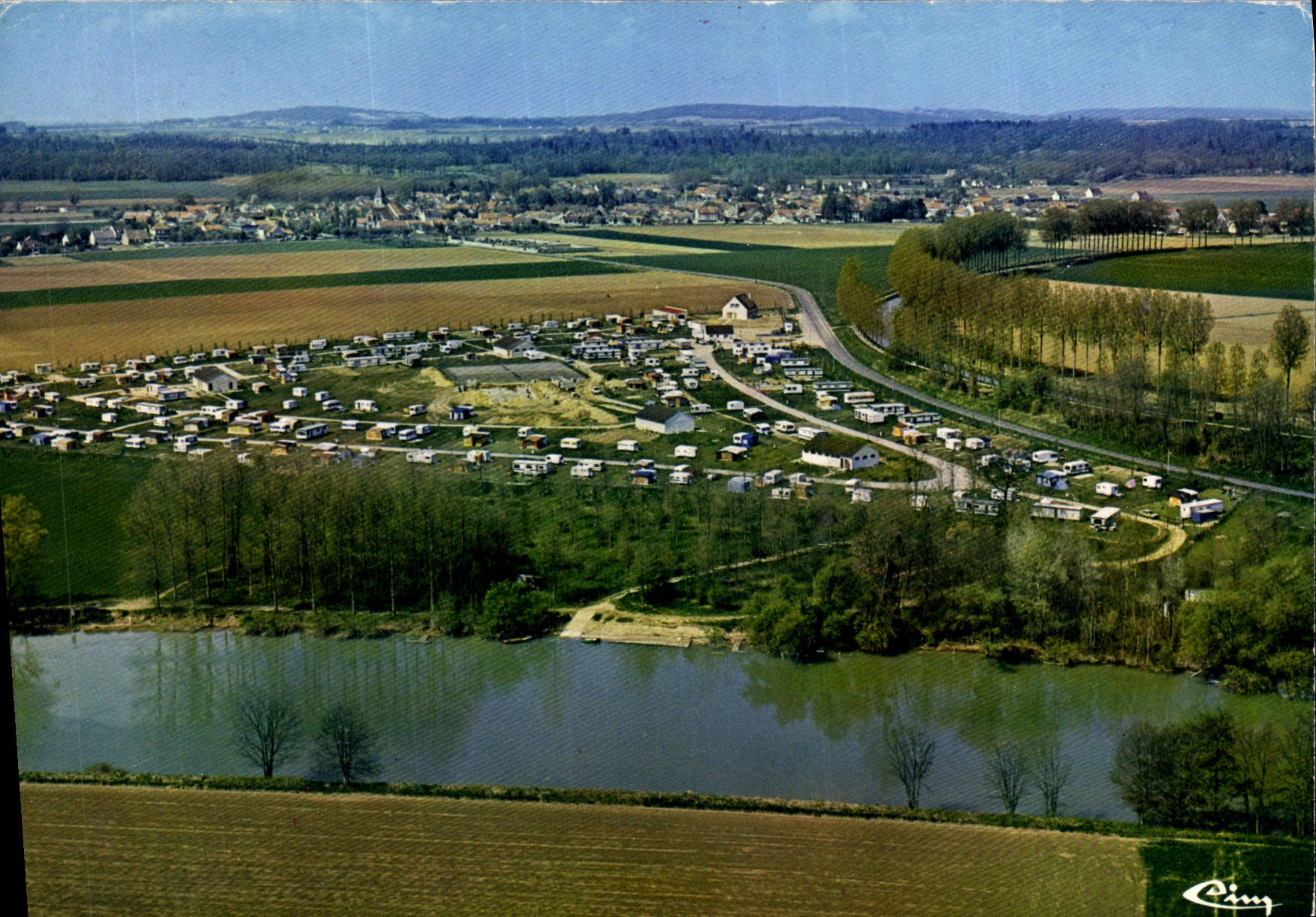 Caravaning de l'Île du Bac — Vue Adrienne — Cing