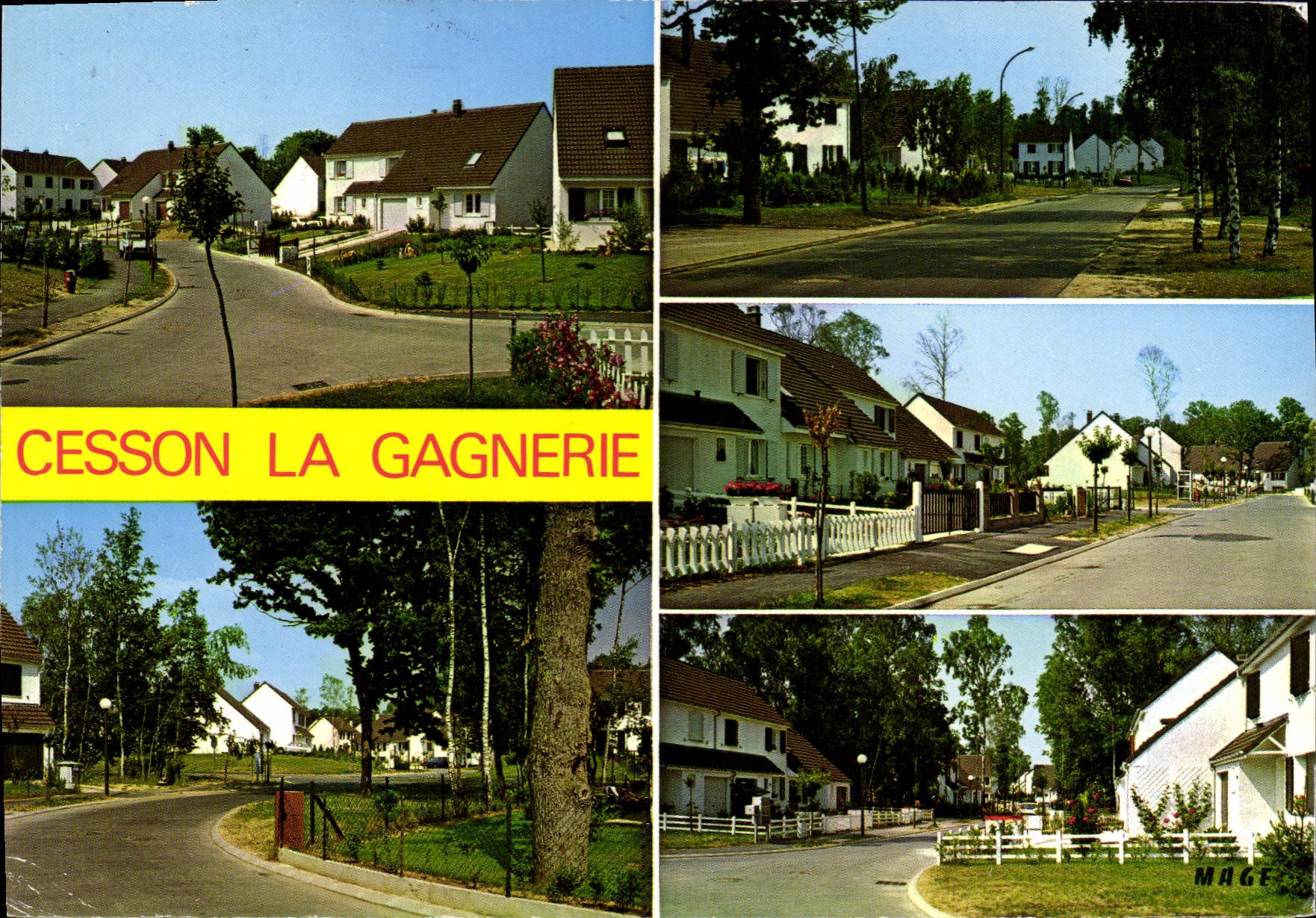 CPSM Cesson La Gagnerie (Seine et Marne)