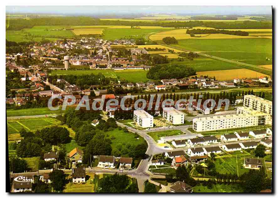 CPSM Fontenay Tresigny (S et M) Vue generale aerienne
