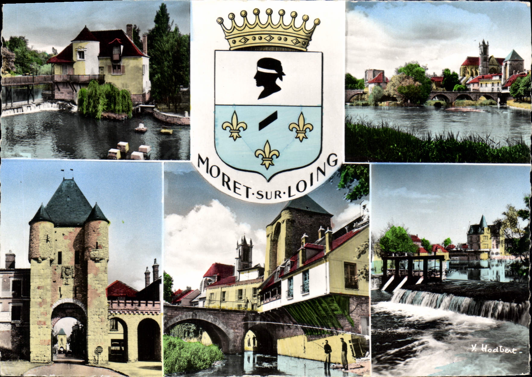 CPSM Moret sur Loing (S et M) Maison a L'emplacement d'un ancien Moulin La Ville sur le Loing La Por