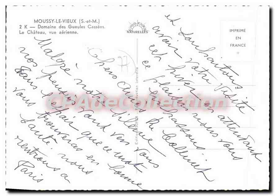 Moussy-le-Vieux — Domaine des Gueules Cassées — aerial view — Éditions Souille & Cie — Back