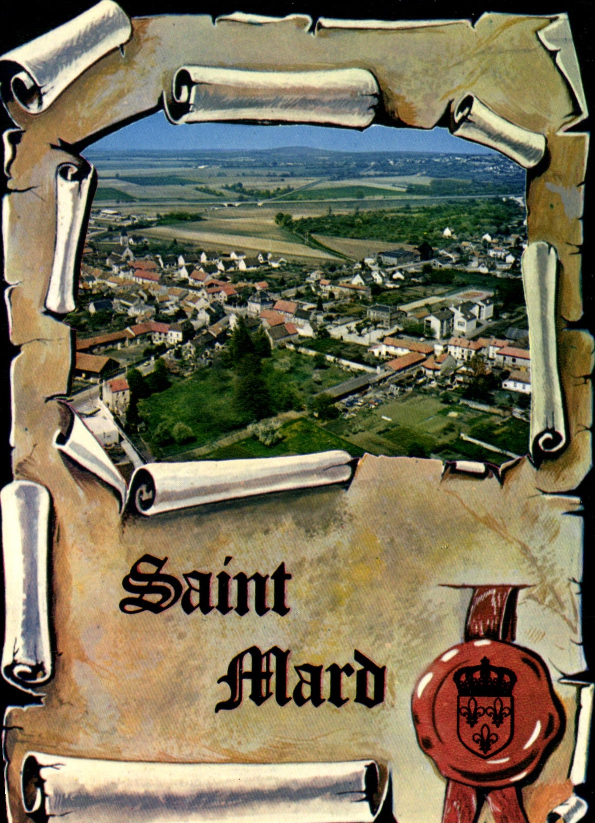 CPSM St Mard (S et M) Vue aerienne