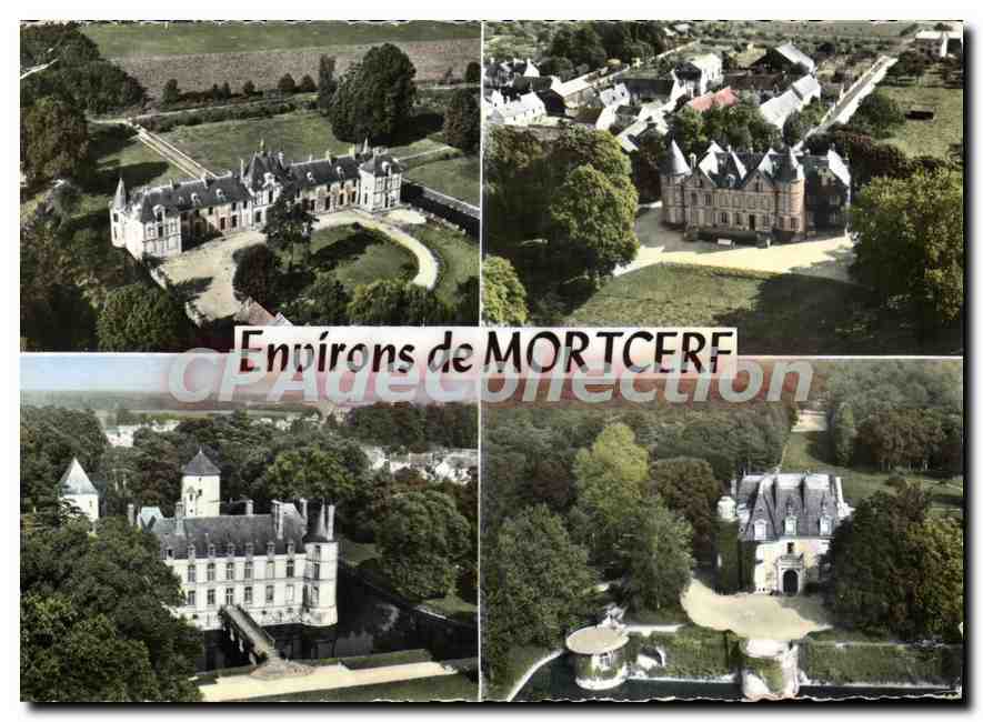 CPSM Mortecerf (Seine et Marne) Dammartin Chateau Ste Avoye Martcerf Chateau Bac Oiseau Houssaye Cre