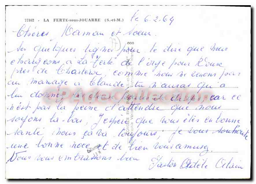 CPSM La Ferte sous Jouarre (S et M) — Rückseite