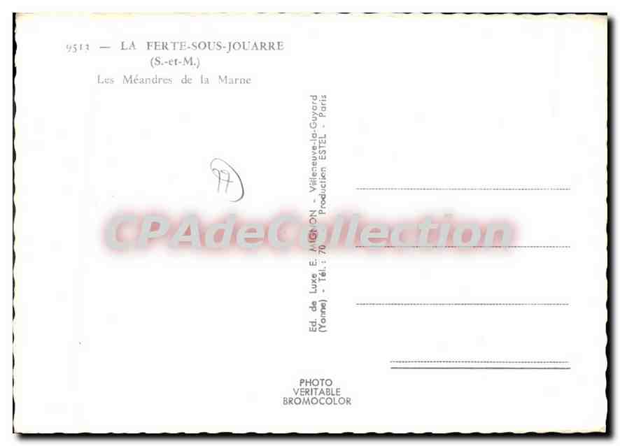 La Ferté-sous-Jouarre — Les Méandres de la Marne — E. Mugnon — Reverso
