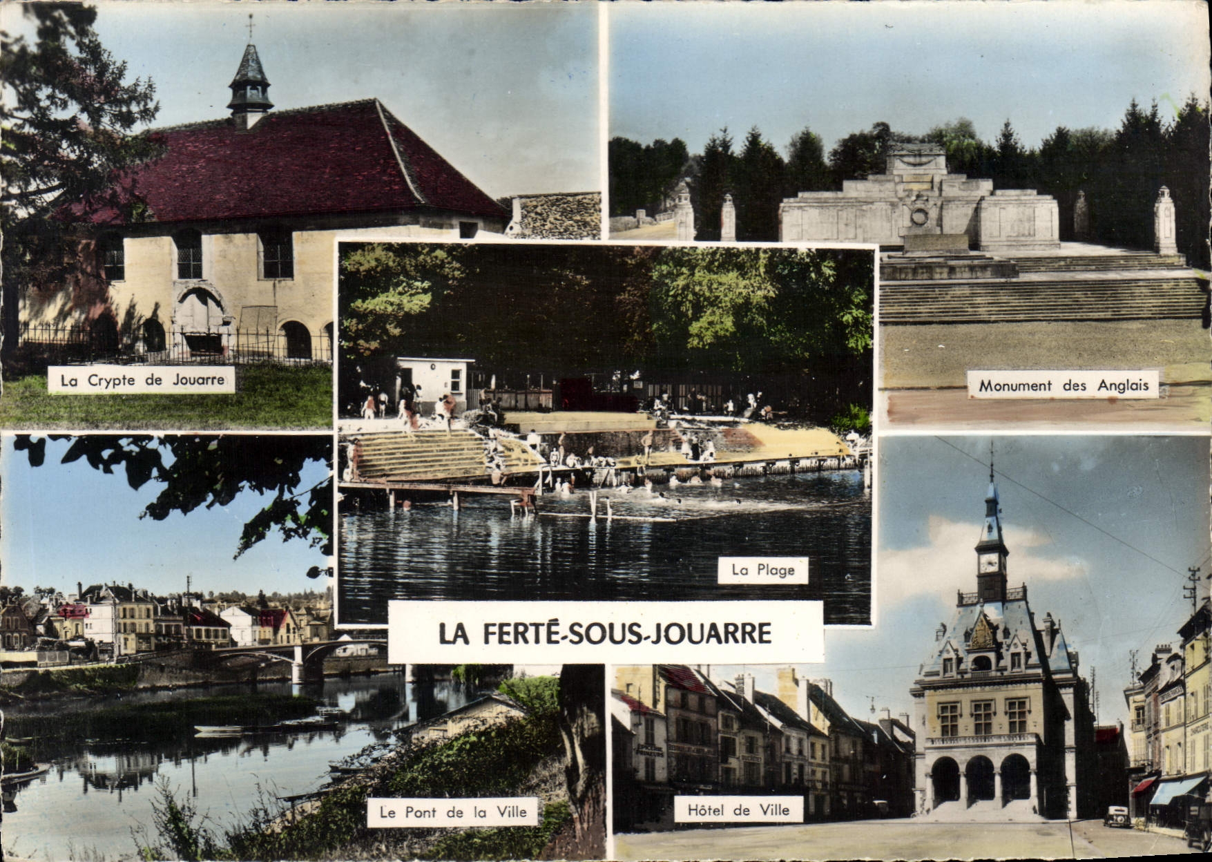 La Ferté-sous-Jouarre — vue panoramique — Éditions E. Mignon, Ville-aux-Lois, France