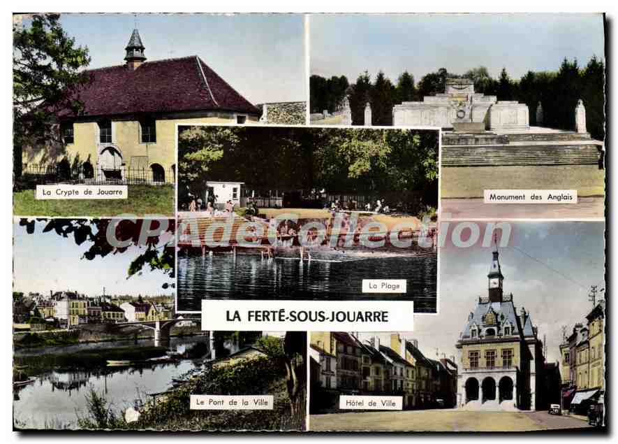 La Ferté-sous-Jouarre — vue panoramique — éditeur inconnu, n° de série non visible