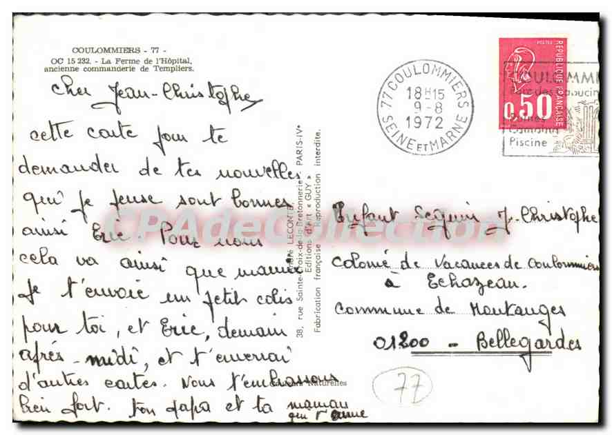 Coulommiers - La Ferme de l'Hôpital, ancienne commanderie de Templiers — Éditions Sainte-Élisabeth de la Bretèche, Paris — Reverso