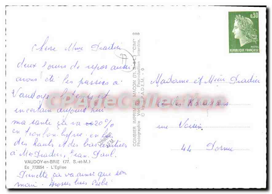 Église de Vaudois-en-Brie — Vaudois-en-Brie (77) — Cim — Reverso