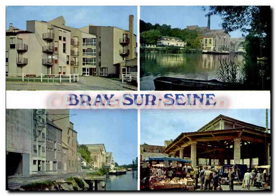 CPSM Bray sur Seine (S et M)
