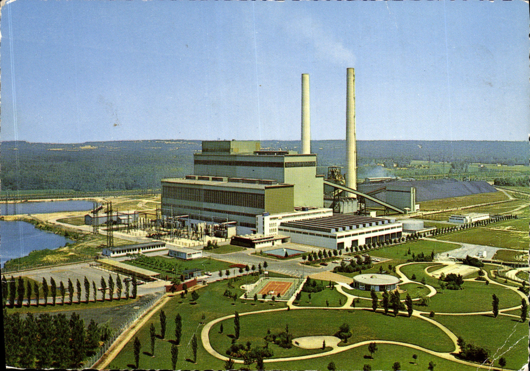 CPSM Vaires (S et M) La Centrale Thermique