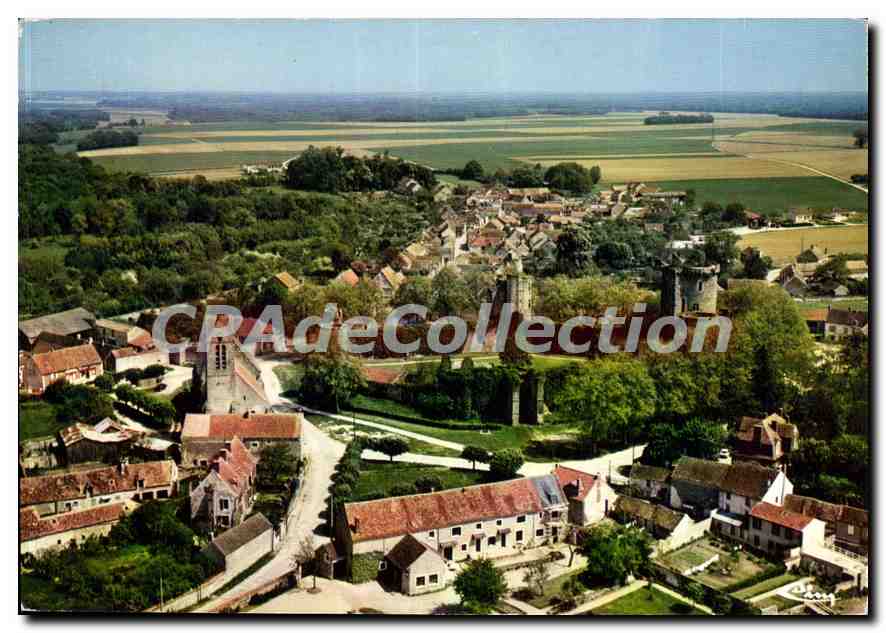 Blandy-les-Tours — vue panoramique et son château médiéval — Imprimerie Mâcon