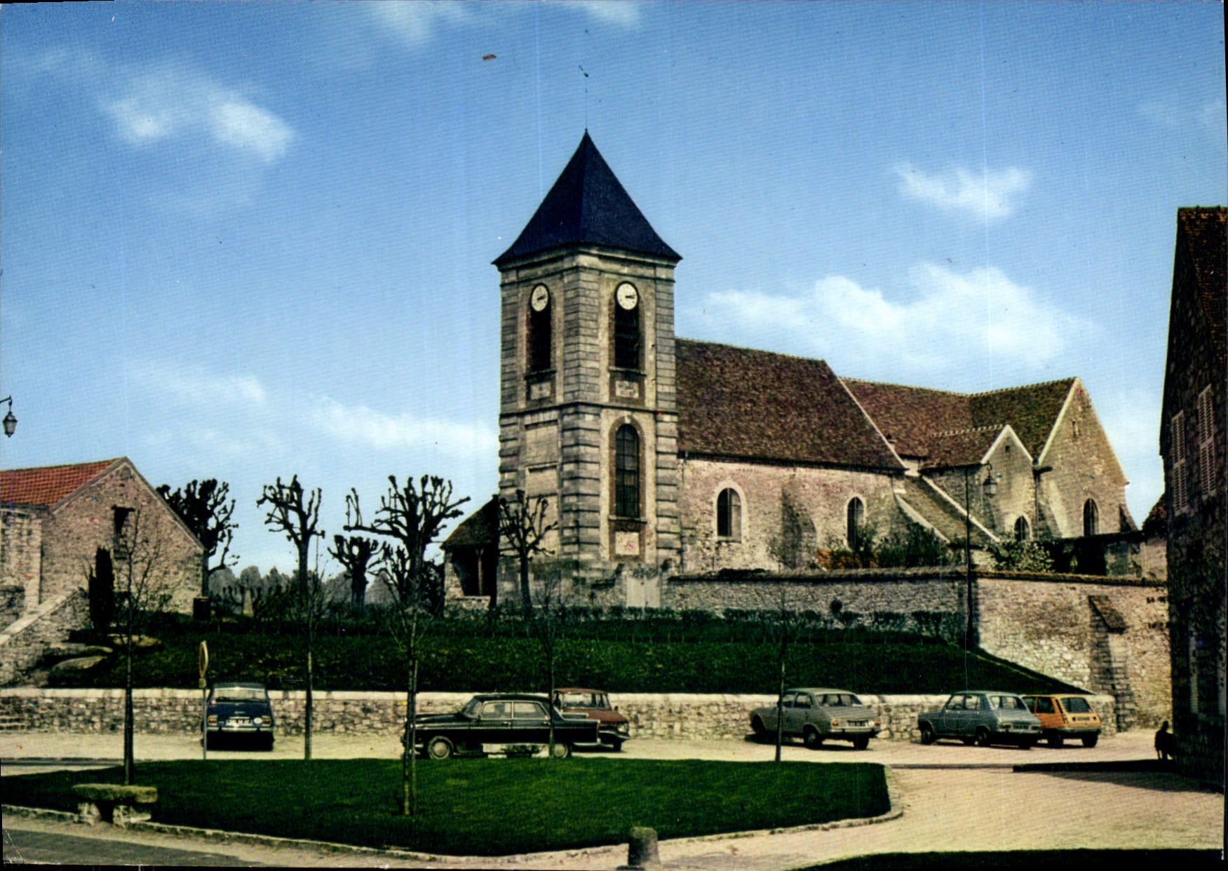 Chailly-en-Bière — Die Kirche — Foto J.F.M. Sammlung X