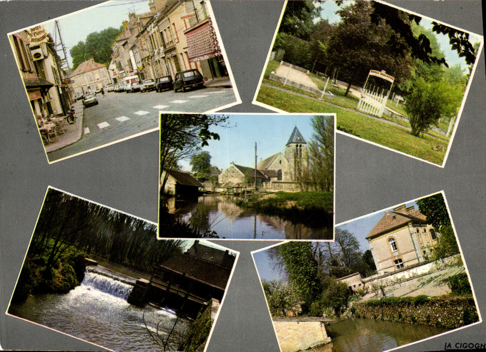 CPSM Voulx (Seine et Marne) L'Eglise