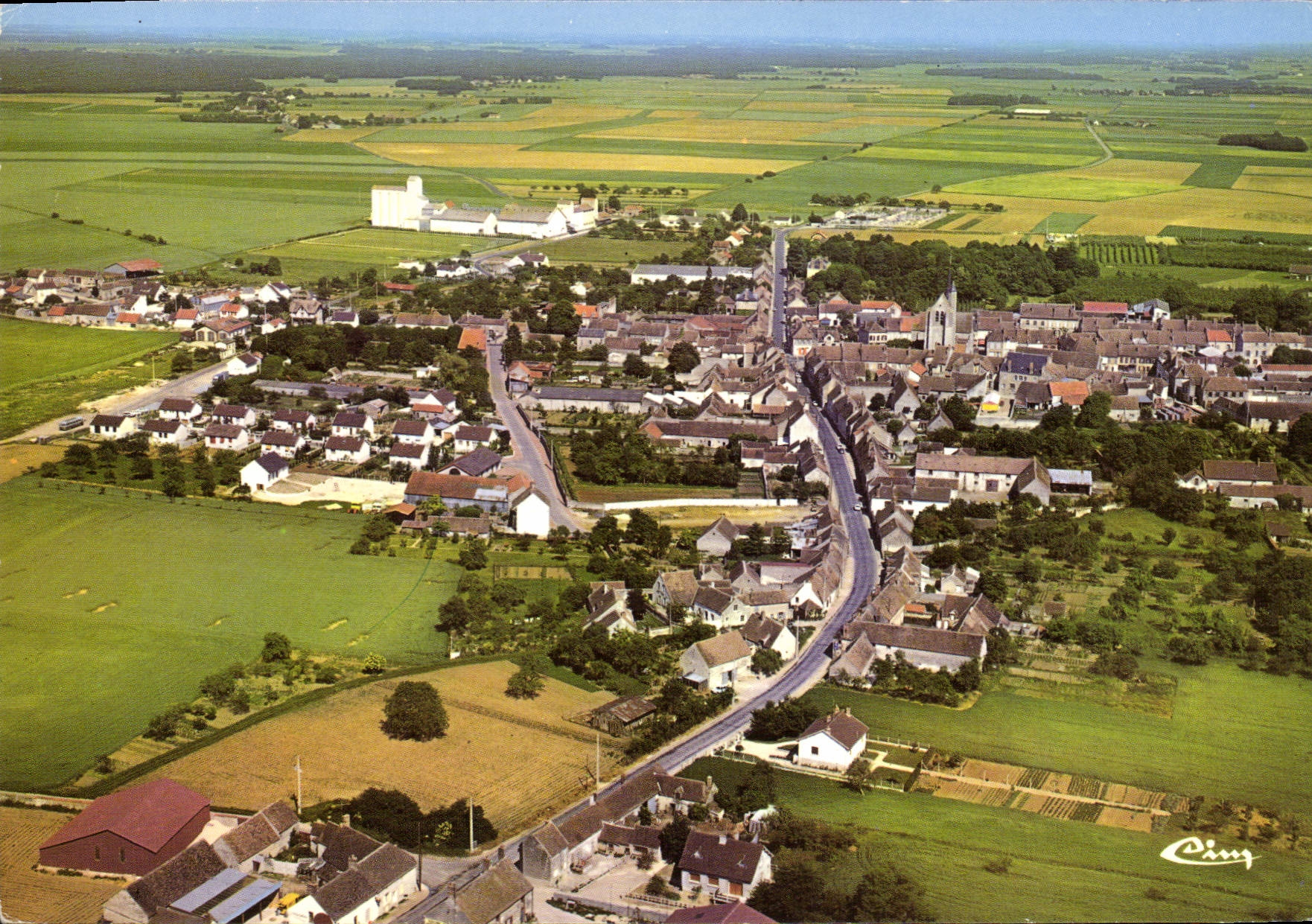 Egreville (S.-et-M.) — General Aerial View — Cimy