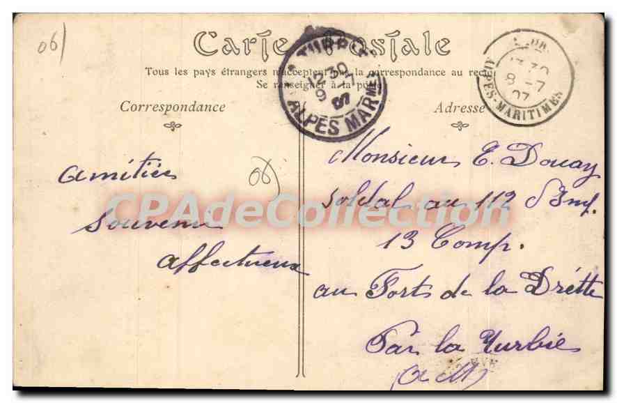 Saorge — vue générale (altitude : 557 m) — ALPES-MARITIMES, ND PL 98 — Reverso
