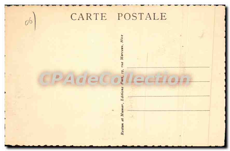 CPA Sospel (A M) Le VIeux Pont et le Bevera — Rückseite