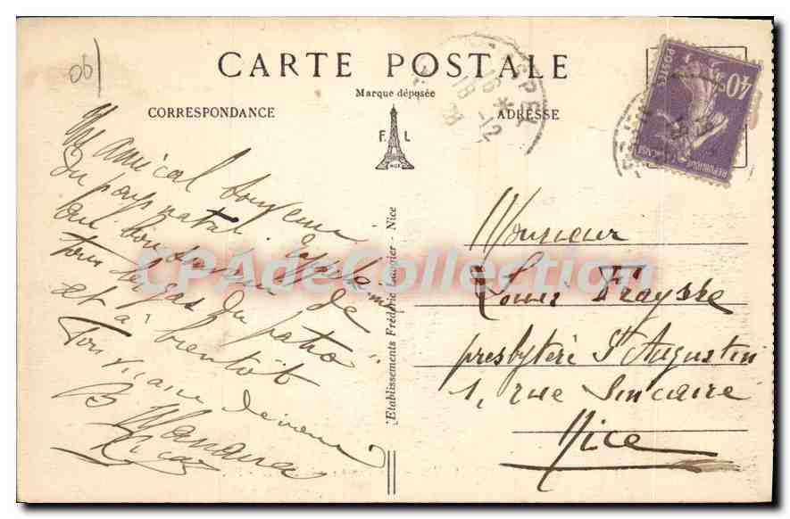 CPA Sospel (A M) Les Ponts sur La Bevera — Rückseite