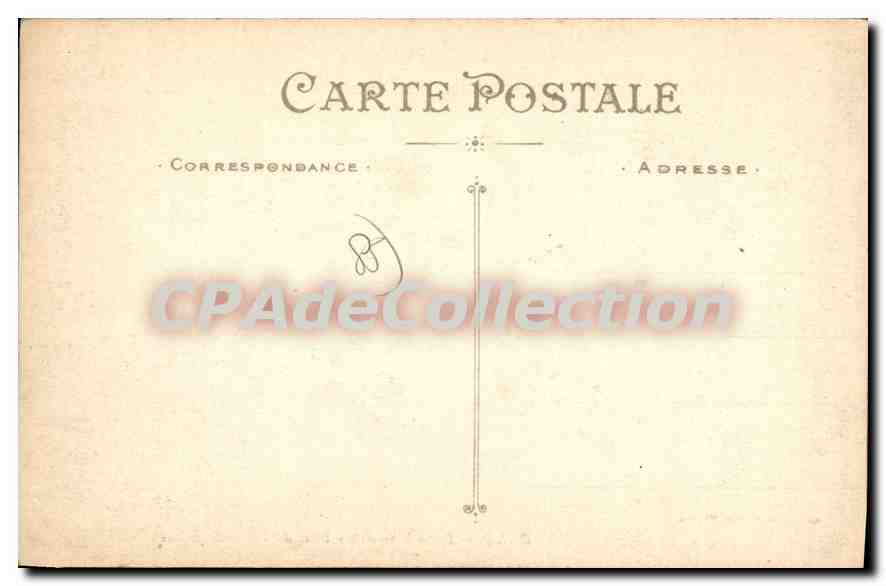 CPA Les Sables d'Olonne Bains Terminus Place du Palais de Justice — Back