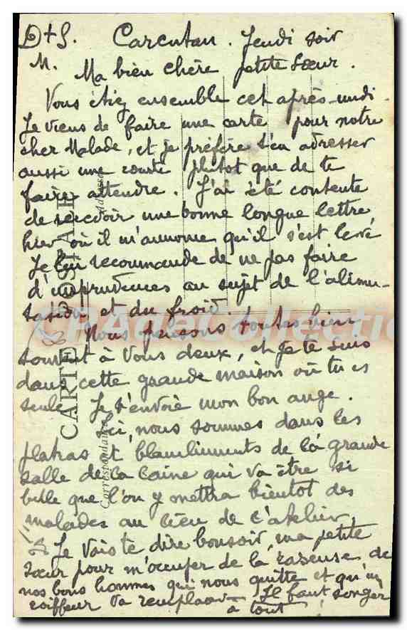 CPA Saint Laurent sur Sevre (Vendee) Communaute de la Sagesse — Rückseite