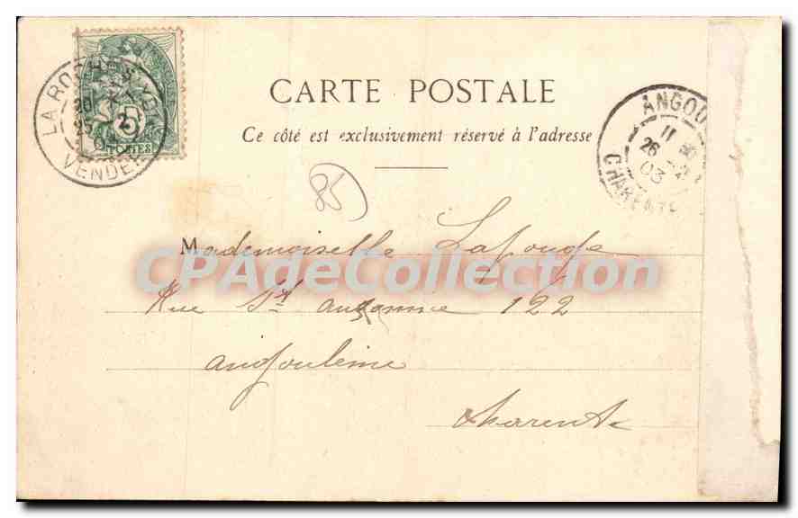 LA ROCHE-sur-YON - Le Musée — éditeur Journe, n° 31 — Back
