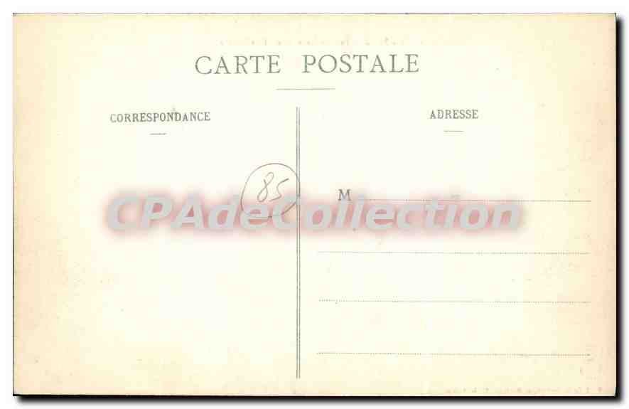 CPA Croix de Vie à Sion Les Rochers dits (Le Chaos) — Verso