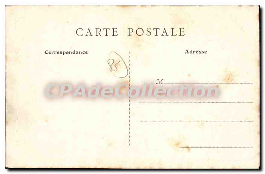 CPA Croix de Vie a Sion (Vendee) Les Rochers — Verso