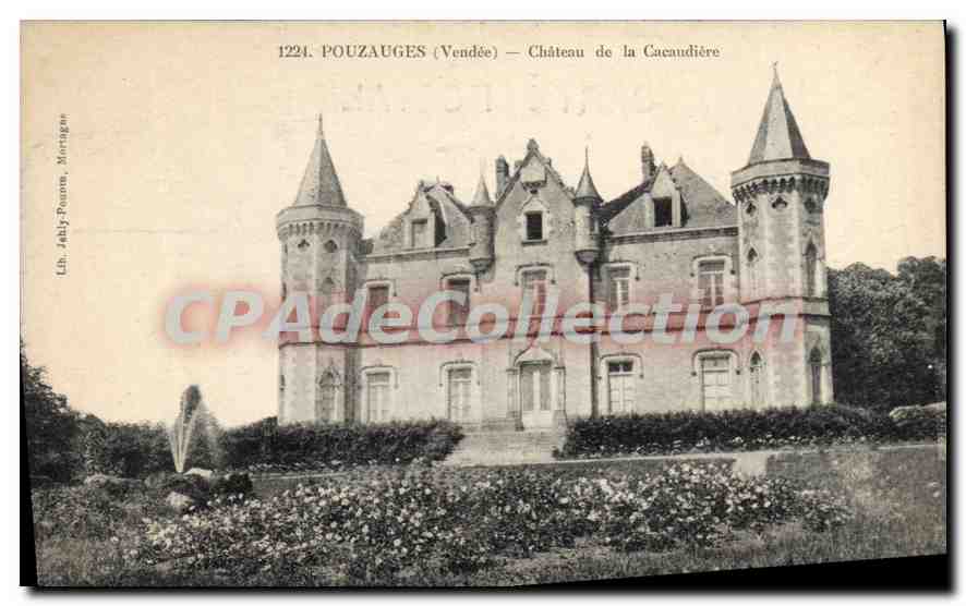 CPA Pouzauges (Vendee) Chateau de la Cacaudiere