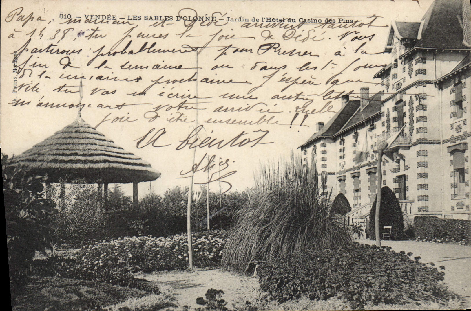 Vendée — Les Sables-d'Olonne — Jardin de l'Hôtel du Casino des Pins