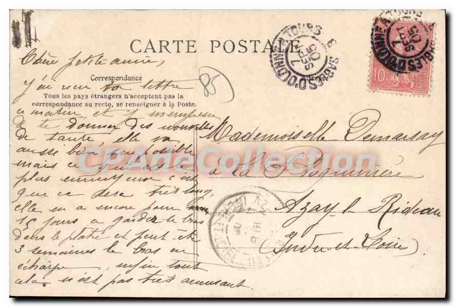 Vendée — Les Sables-d'Olonne — Jardin de l'Hôtel du Casino des Pins — Achterkant