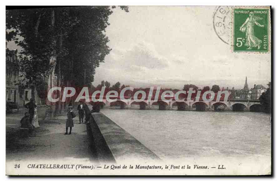CPA Chatellerault (Vienne) Le Quai de la Manufacture