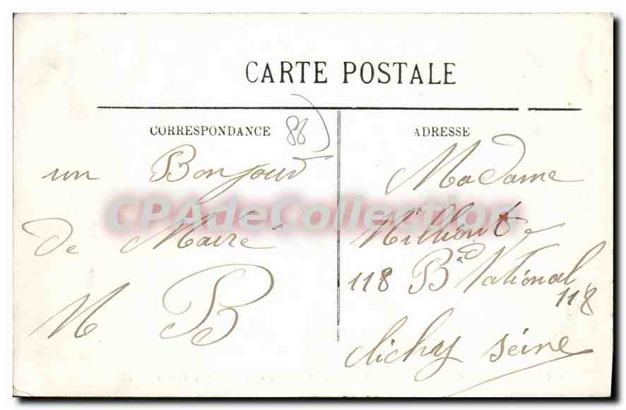 CPA Chatellerault (Vienne) Le Quai de la Manufacture — Rückseite