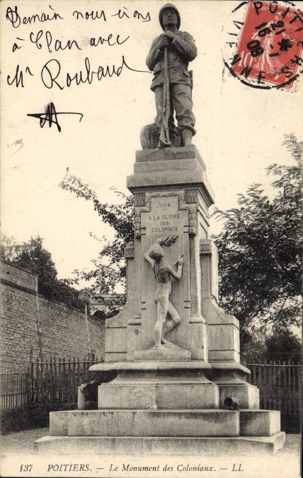 Poitiers — Le Monument des Coloniaux — LL