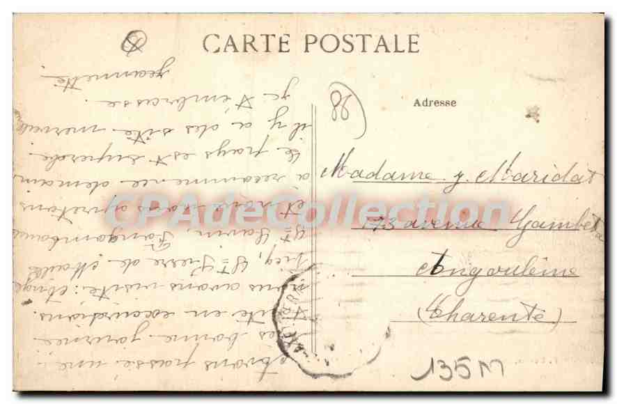 CPA St Savin sur Gartempe (Vienne) Le Pont Beut — Rückseite