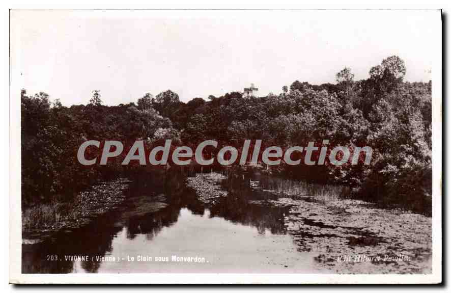 CPA Vivonne (Vienne) Le Clain sous Monverdon