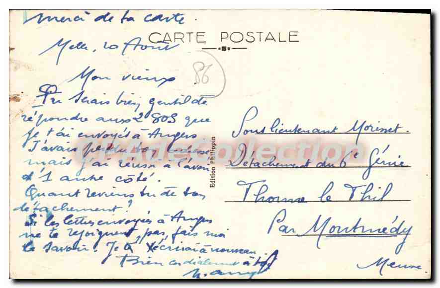 CPA Civray (Vienne) Abside de l'Eglise Saint Nicolas — Rückseite