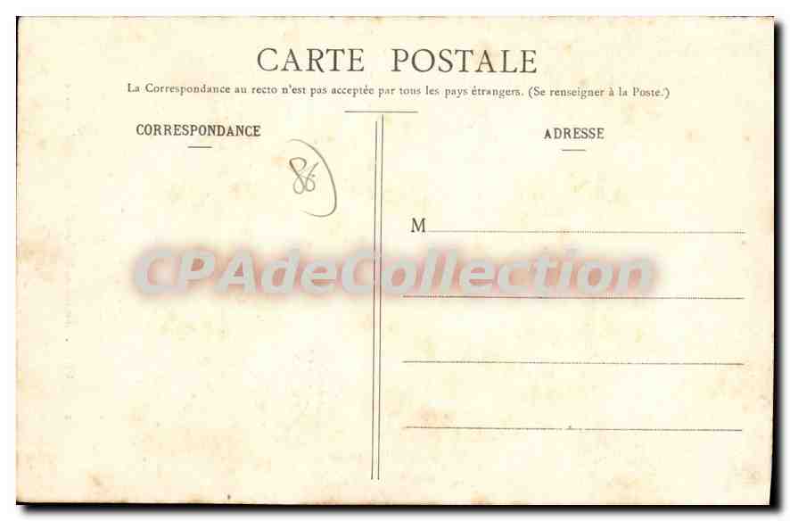 CPA Loudun Portail de l'Eglise de Saint Pierre du Marche — Back