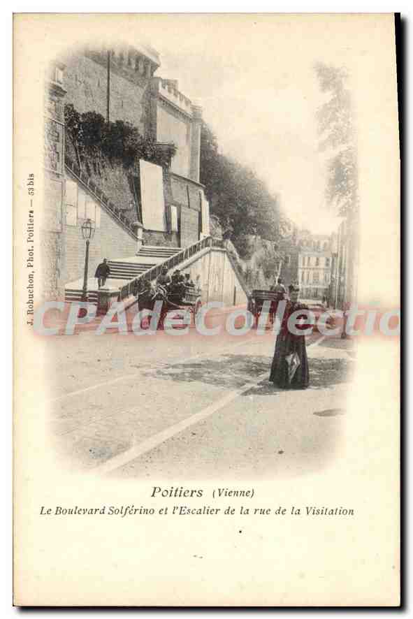 CPA Poitiers (Vienne) Le Boulevard Solferino