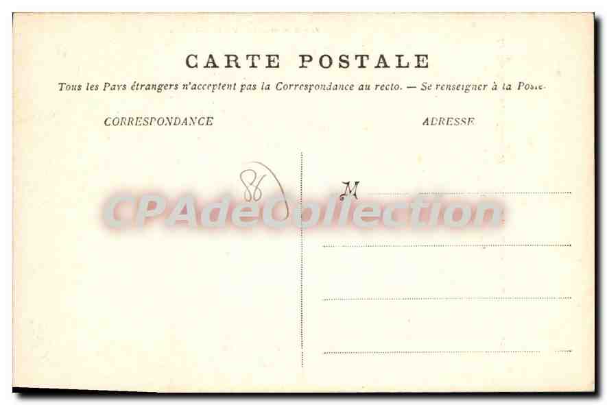 CPA Poitiers (Vienne) Le Boulevard Solferino — Rückseite