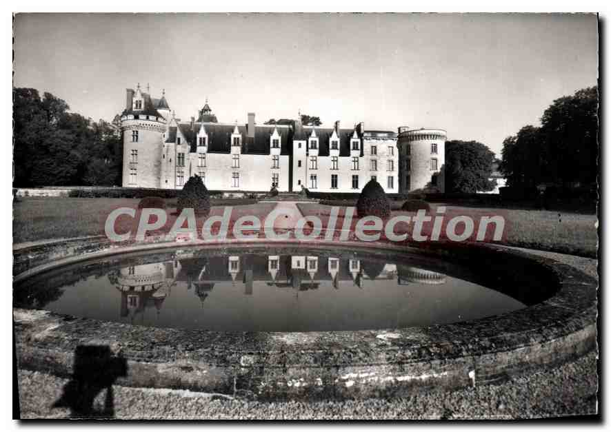 CPSM Dissay (Vienne) Le Chateau et la piece d'eau