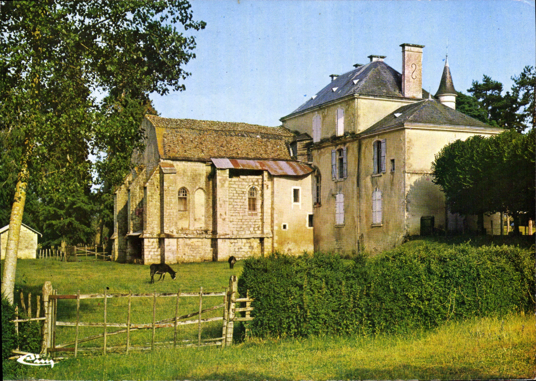 CPSM En Poitou Couhe (Vienne) Chateau XVIIe s