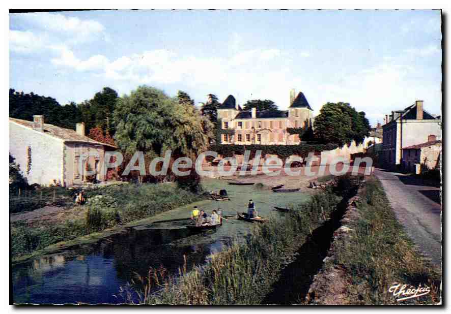 CPSM Marais Poitevin Le Logis d'Arcais