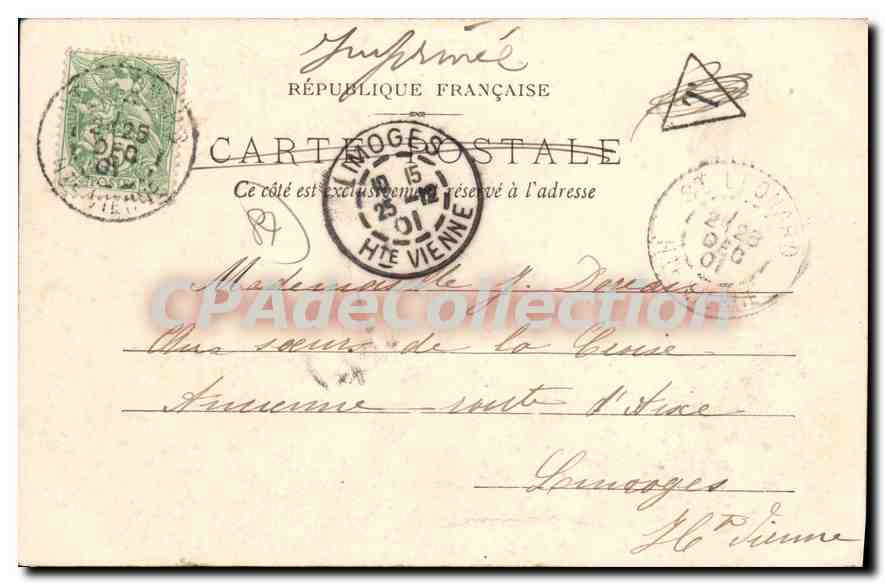Environs de Limoges — 40 — Saint-Léonard, le Viaduc — Verso