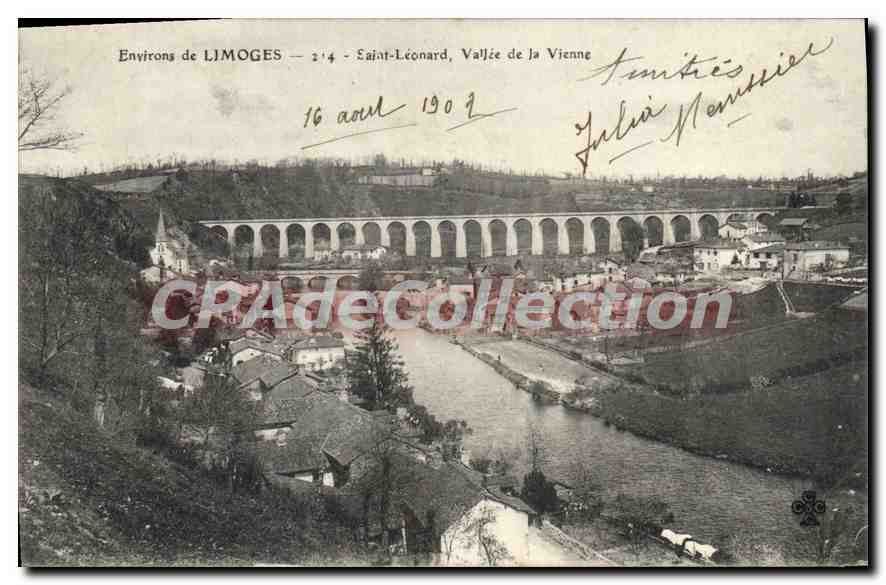 CPA Environ de Limoges Saint Leonard vallée de la Vienne