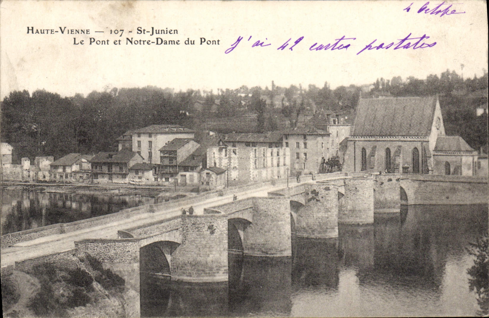 St-Junien — Le Pont et Notre-Dame du Pont — Haute-Vienne — 107