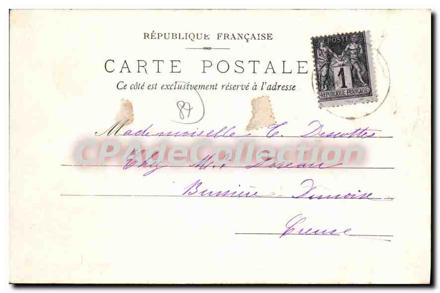 St-Junien — Le Pont et Notre-Dame du Pont — Haute-Vienne — 107 — Verso