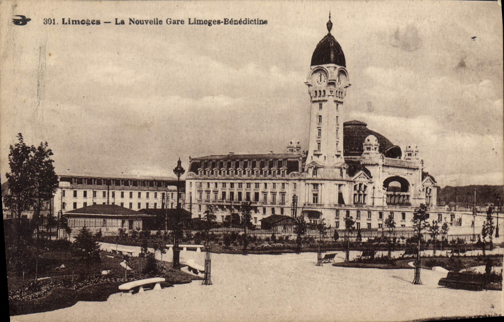 Limoges — La Nouvelle Gare Limoges-Bénédictine — Éditeur non identifié, n° de série 301