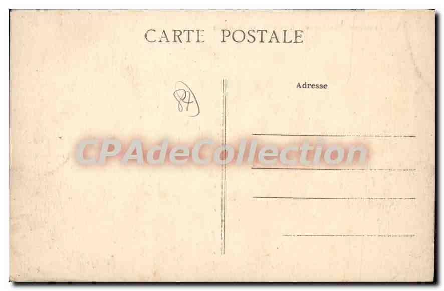 Limoges — La Nouvelle Gare Limoges-Bénédictine — Éditeur non identifié, n° de série 301 — Verso